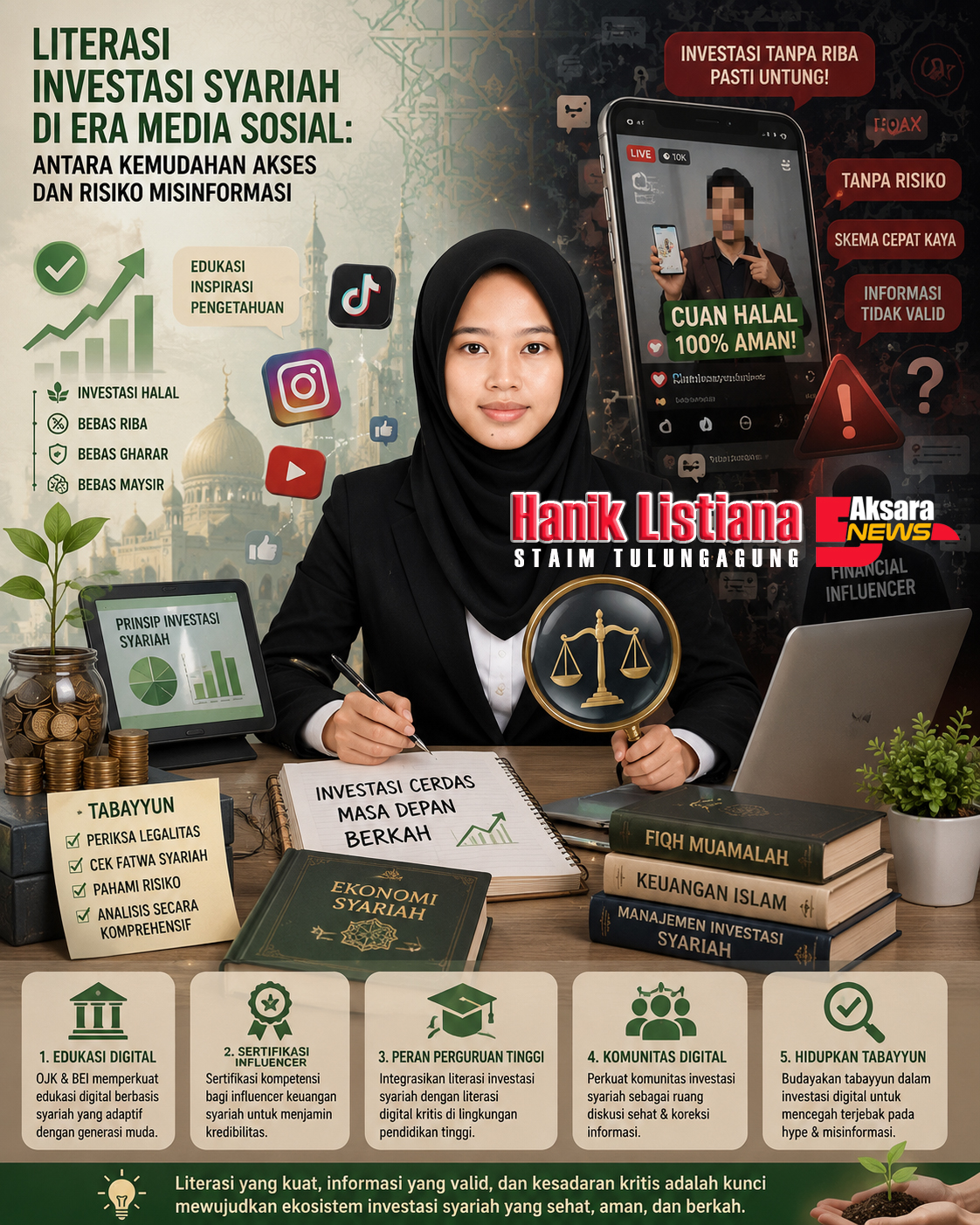 Literasi Investasi Syariah di Era Media Sosial: Antara Kemudahan Akses dan Risiko Misinformasi